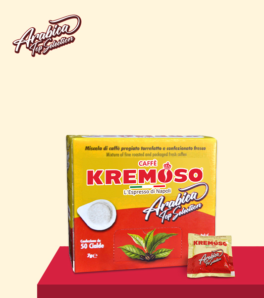 Kremoso Arabica Top Selection E.S.E. Pads – 50 Stück Kremoso Arabica Top Selection E.S.E. Pads – 50 Stück