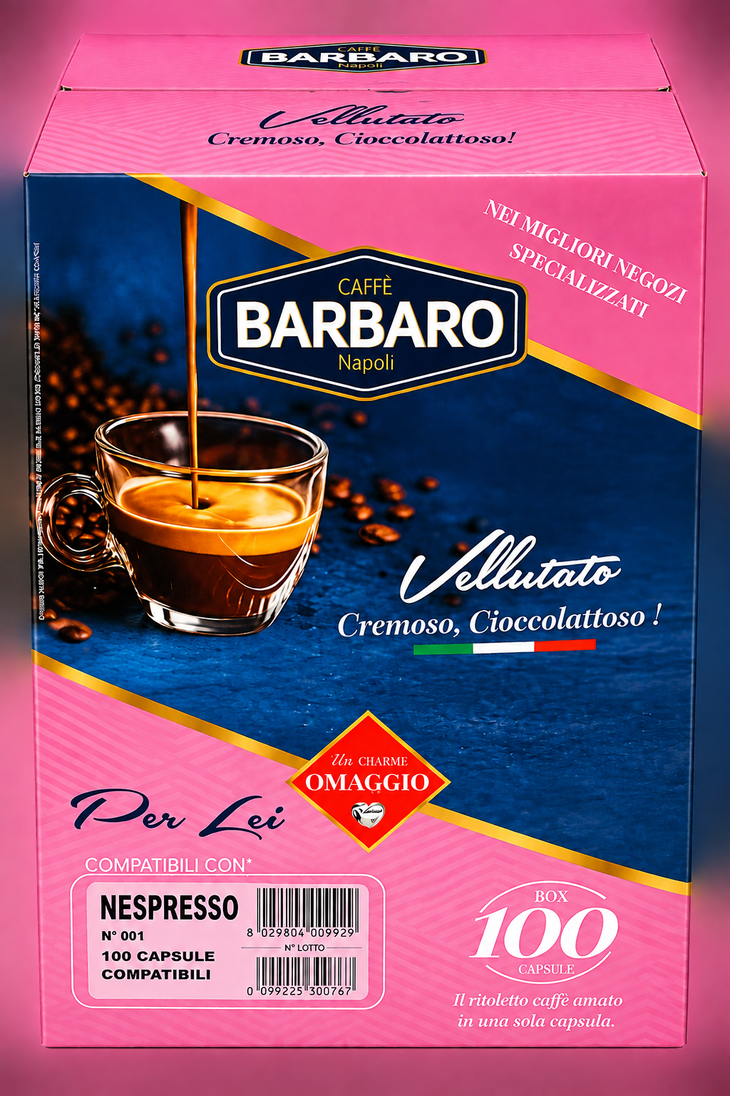 Caffè Barbaro Rosa Vellutato Nespresso® kompatibel* 100