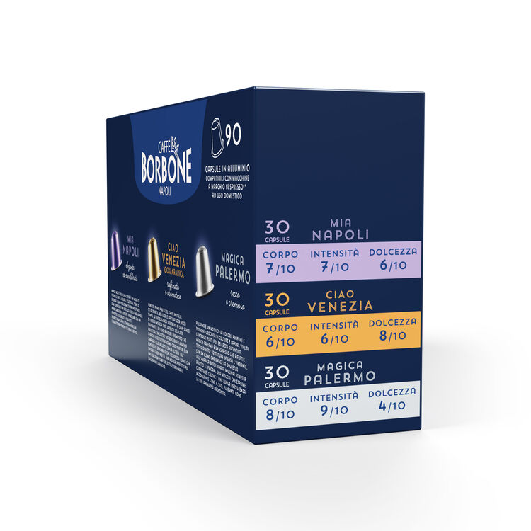 Caffè Borbone Variety Pack Italia - 3 x 30er Nespresso komp.