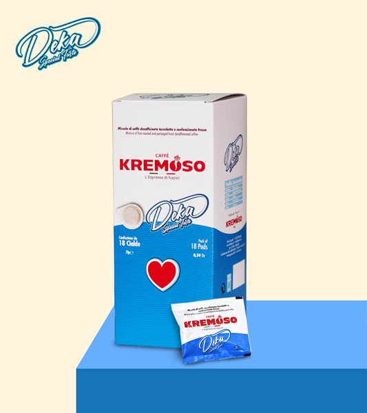 Kremoso Decaffeinato E.S.E. Pads – 18 Stück