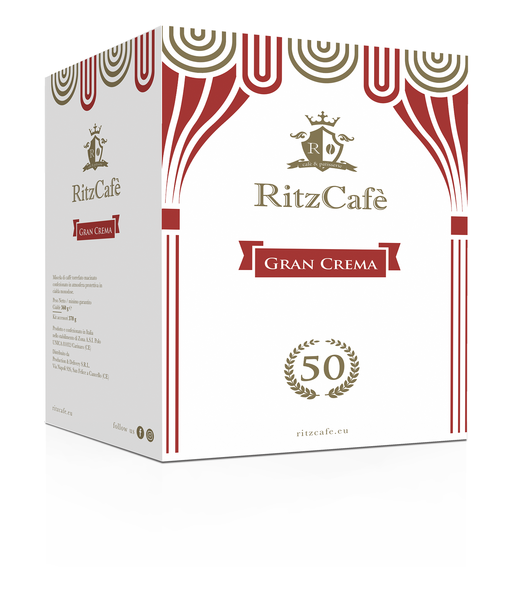 Ritz Cafè GRAN CREMA Pads 50 Stk. Ritz Cafè GRAN CREMA Pads 50 Stk.