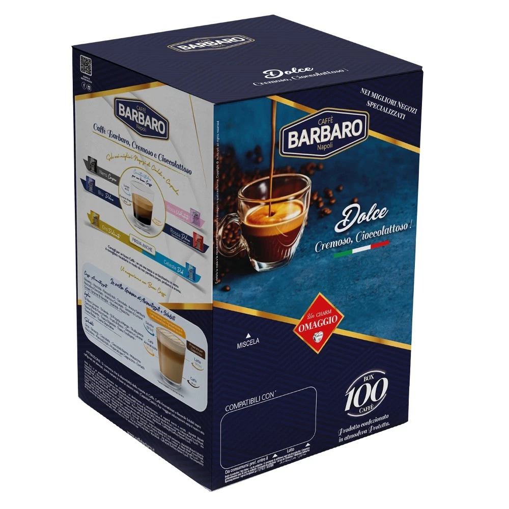 Barbaro Nera 100 Cialde - Pads Barbaro Nera 100 Cialde - Pads